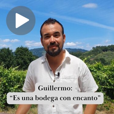 Guillermo califica a Cuñas Davia como una bodega en Galicia con encanto